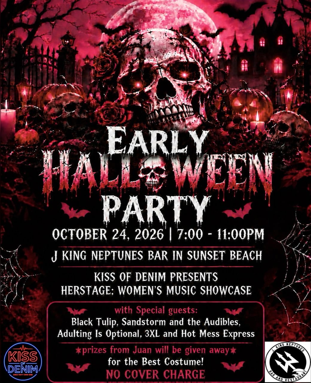 Early Halloween Party flyer